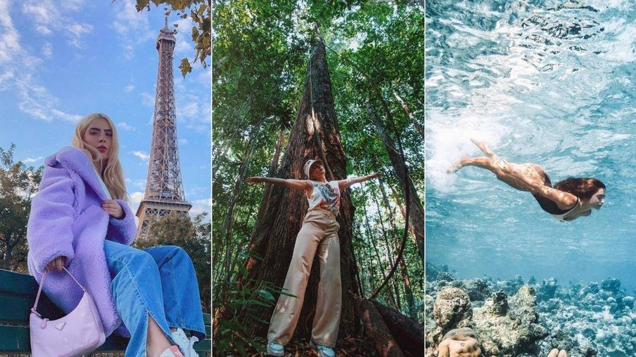 Antes do 'BBB', Jade viajou por diversos países Antes do 'BBB', Jade viajou por diversos países