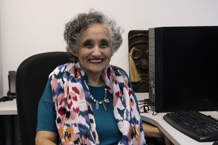 São Paulo- 07/03/2023   A pesquisadora e doutora em imunologia, Ester Sabino, trabalha no Instituto de Medicina Tropical da Universidade de São Paulo - USP e é membro titular da Academia Brasileira de Ciências - ABC.