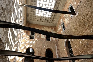 Parte interna do Museu Nacional recuperada após quatro anos do incêndio. Universidade Federal do Rio de Janeiro (UFRJ) apresenta um  balanço das obras de reconstrução do Museu Nacional e a programação do bicentenário da independência. 