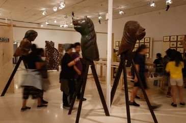 São Paulo SP 15/09/2023   Exposição no Itaú Cultural, “Ensaios para o Museu das Origens” faz um mergulho na proposta de Mario Pedrosa. Foto Paulo Pinto/Agência Brasil
