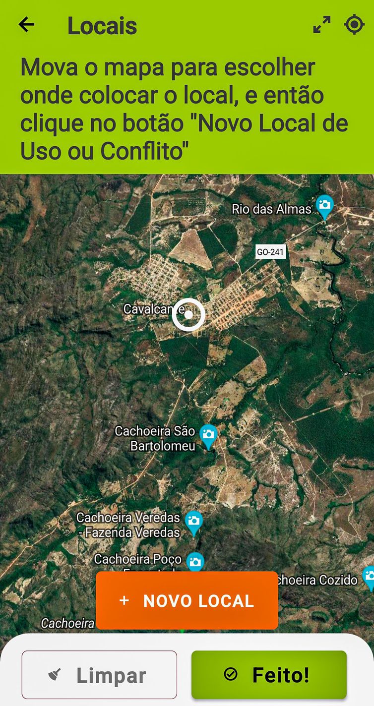 Brasília (DF) 21/09/2023 – Matéria especial Tô no Mapa - Detalhe captura de tela do APP
Foto: Joédson Alves/Agência Brasil