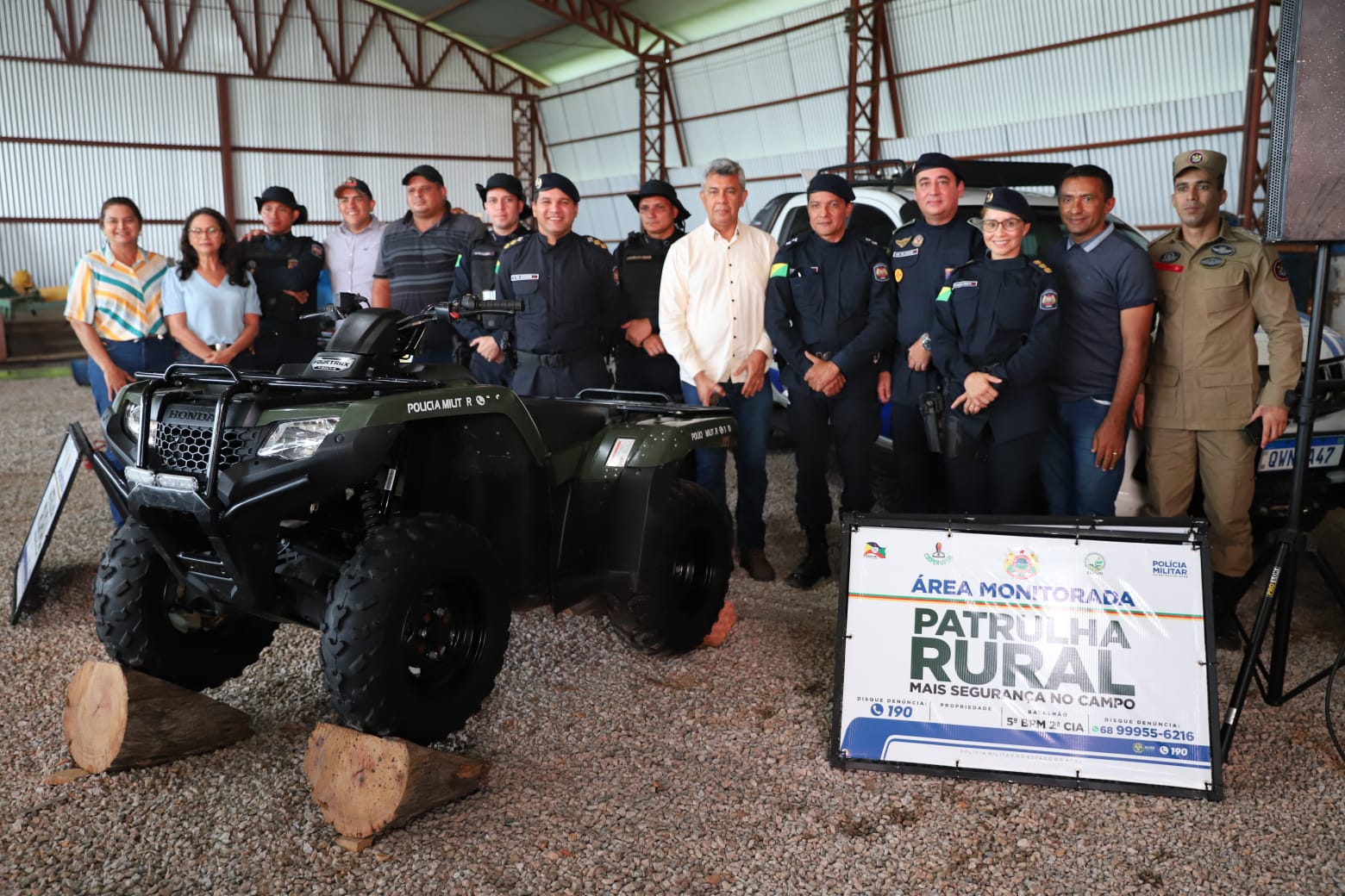 Patrulhamento Rural em Xapuri é uma iniciativa pioneira. Foto: Wellington Mota.