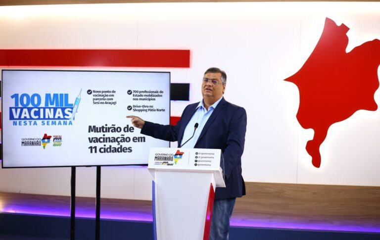 Governador Flávio Dino amplia vacinação contra Covid-19 e anuncia novas medidas