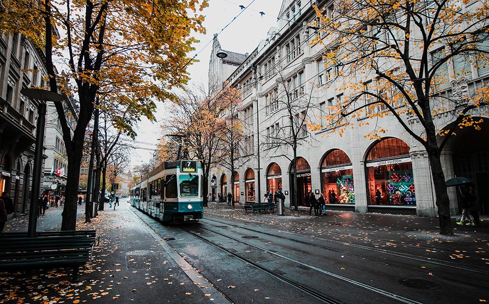 Zurique, capital da Suíça. Foto: H. Emre/Pexels
