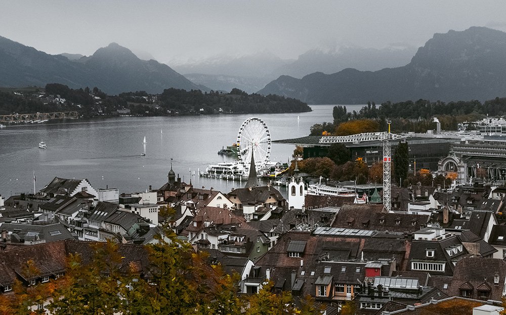 A cidade de Lucerne, na Suíça. Foto: Oleg Magni/Pexels