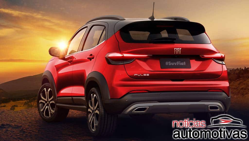 Fiat Pulse mostra parte do interior em flagrante 