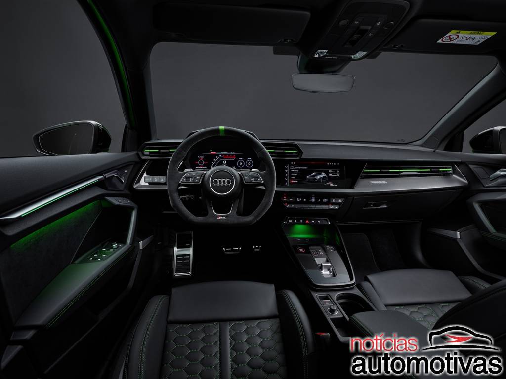 Audi RS3 2022 tem sedã e hatch chega com 400 cavalos 