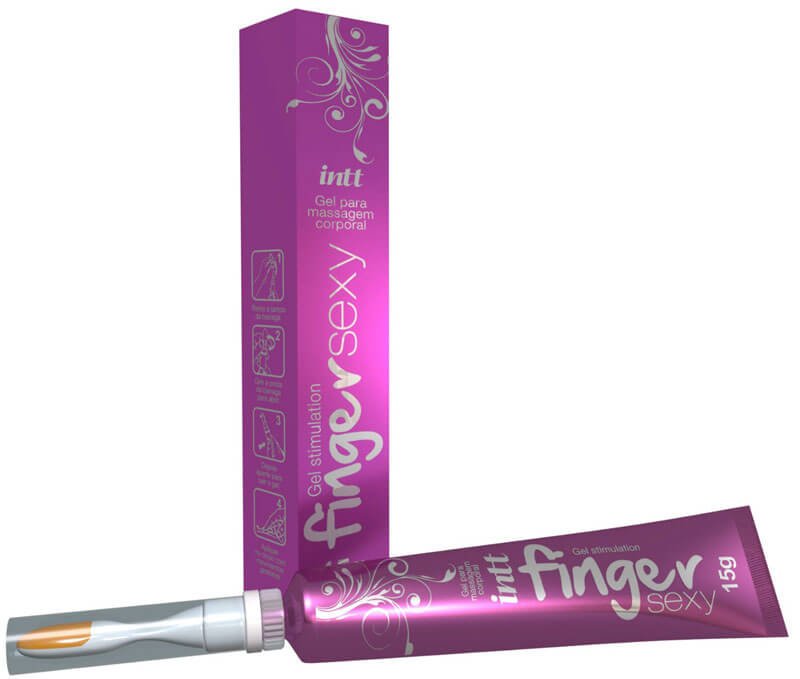 Intt Finger Sexy - Excitante feminino com efeito esquenta, esfria e vibra R$ 35,90. Foto: Exclusiva Sex