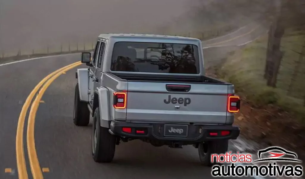 Jeep Gladiator já roda em testes no Brasil 