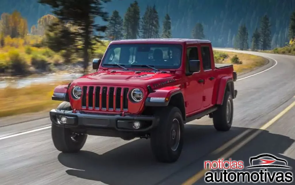 Jeep Gladiator já roda em testes no Brasil 