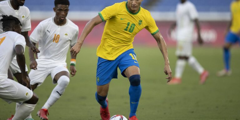 Olimpíada: Brasil empata com Costa do Marfim no futebol masculino