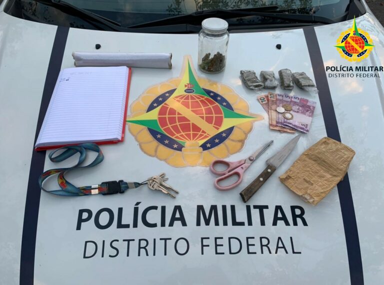 CFP VII em ação: mulher é presa traficando drogas em Planaltina