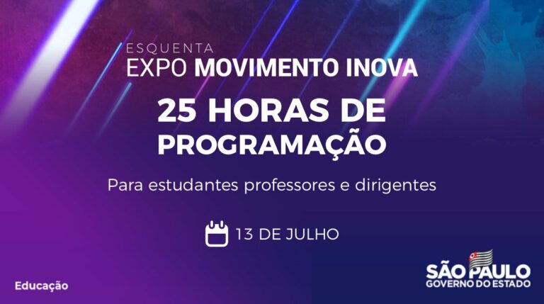 Esquenta Expo Movimento Inova acontece nesta terça-feira (13)
