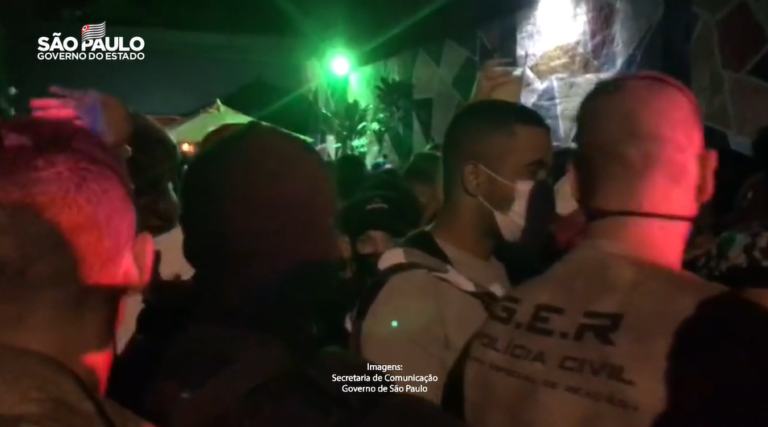 Força-Tarefa interdita local após flagrar festa clandestina com mais de 460 pessoas