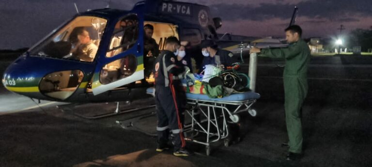 Helicóptero Harpia 03 faz seu primeiro resgate de paciente em Brasiléia    