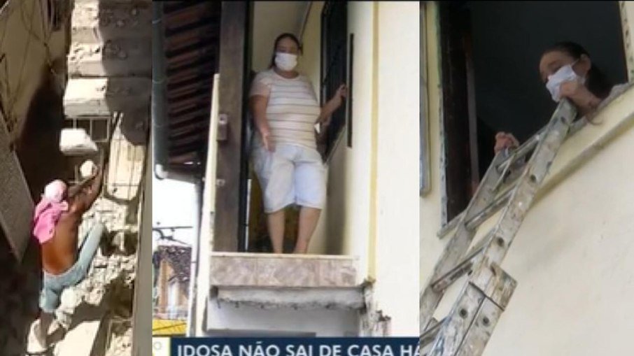 Idosa está presa em casa há quase um ano