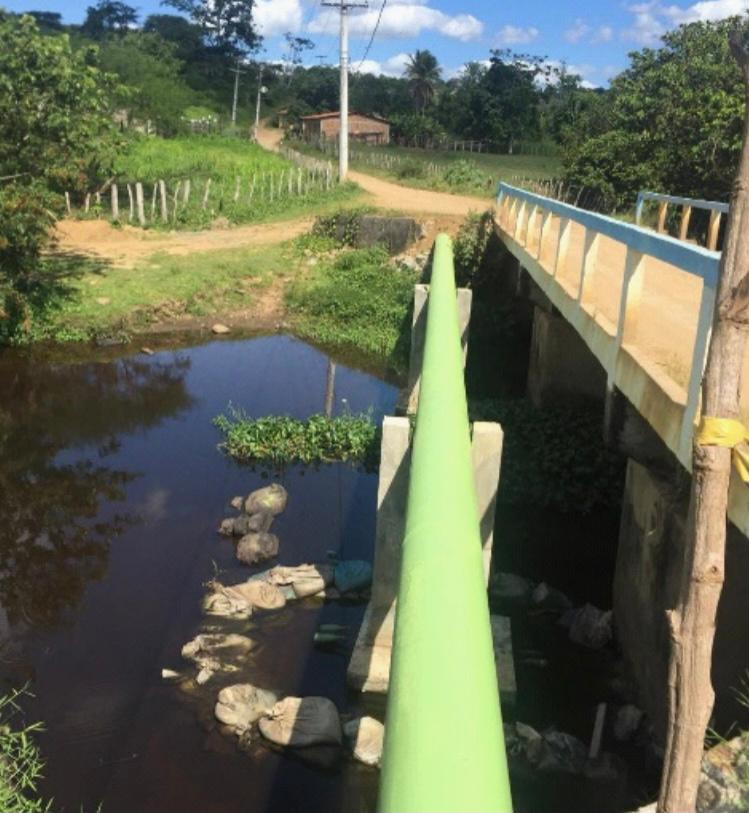 Obras de adutora que interligará sistema de abastecimento de Muritiba a Maragogipe estão em fase final