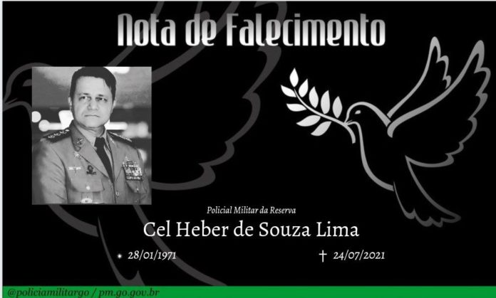 Nota de falecimento: Coronel R/R Heber de Souza Lima