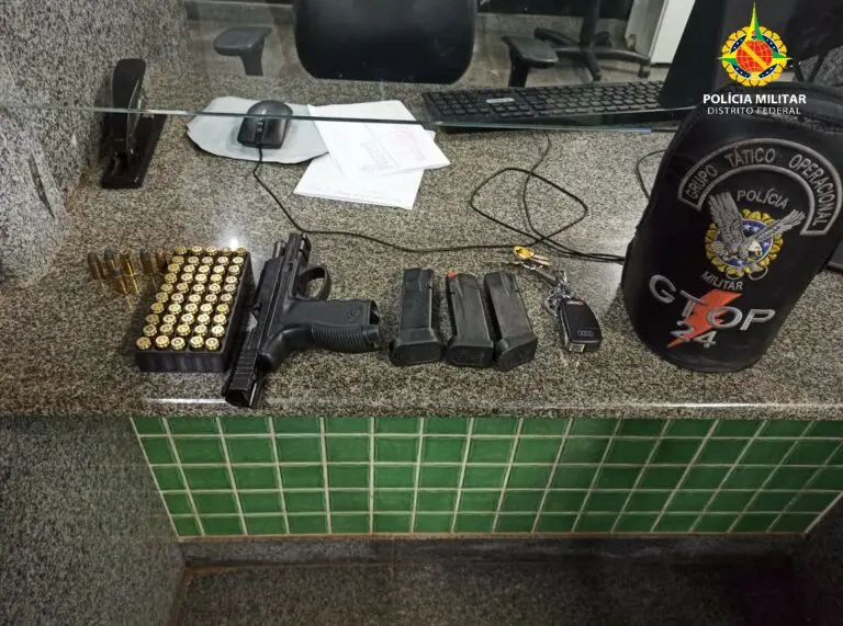 PMDF prende motorista armado no Guará