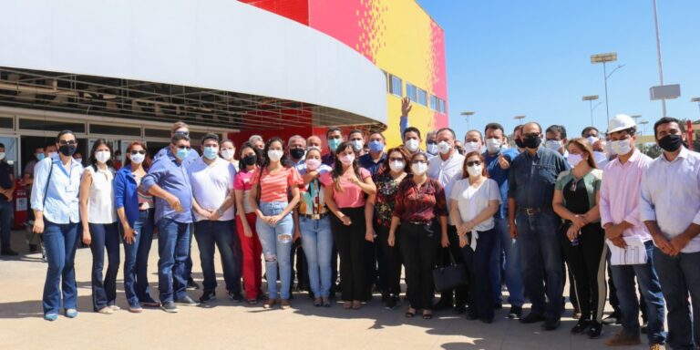 Vice-Governador Carlos Brandão e comitiva visitam o novo Centro de Ciências Agrárias da UEMASUL