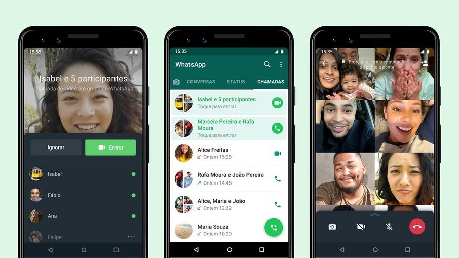 WhatsApp permite que usuários entrem em chamadas em andamento