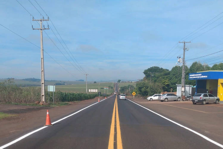 Estado investe R$ 7,8 milhões em melhorias em rodovia de Missal a Esquina Céu Azul, no Oeste