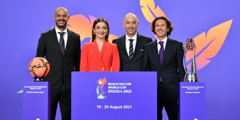 Sorteio define grupos da Copa do Mundo de Beach Soccer de 2021