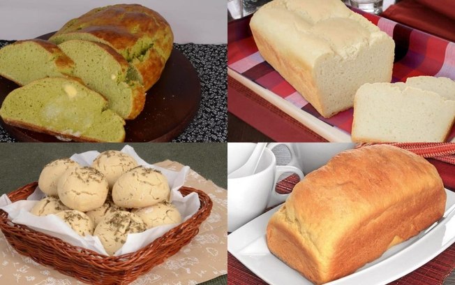 5 receitas saborosas e fáceis de pão sem glúten