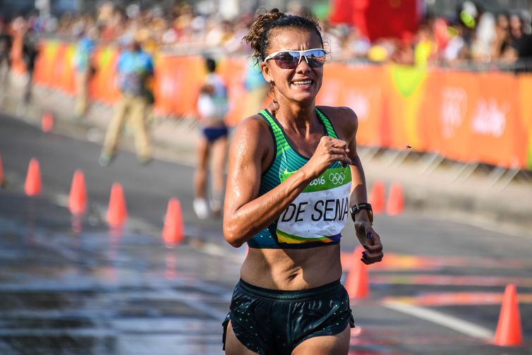 Érica Sena chega em 11º na marcha atlética após infranção no fnal - Tóquio 2020 - Olimpíada