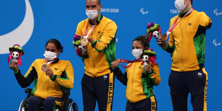 Brasil ganha mais quatro medalhas nas Paralimpíadas da Tóquio