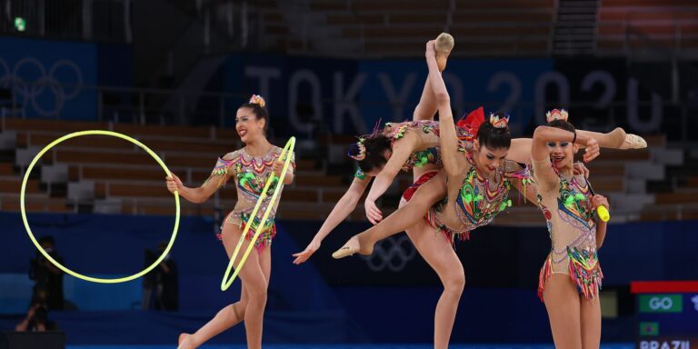 Na ginástica rítmica, Brasil não consegue vaga na final em Tóquio