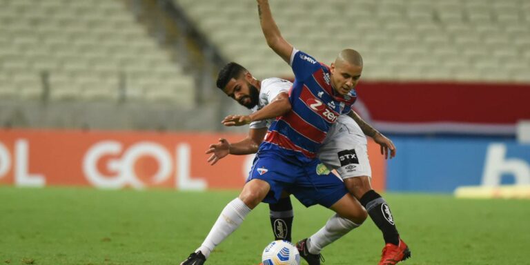 Fortaleza empata com Santos e segue no G4 do Campeonato Brasileiro