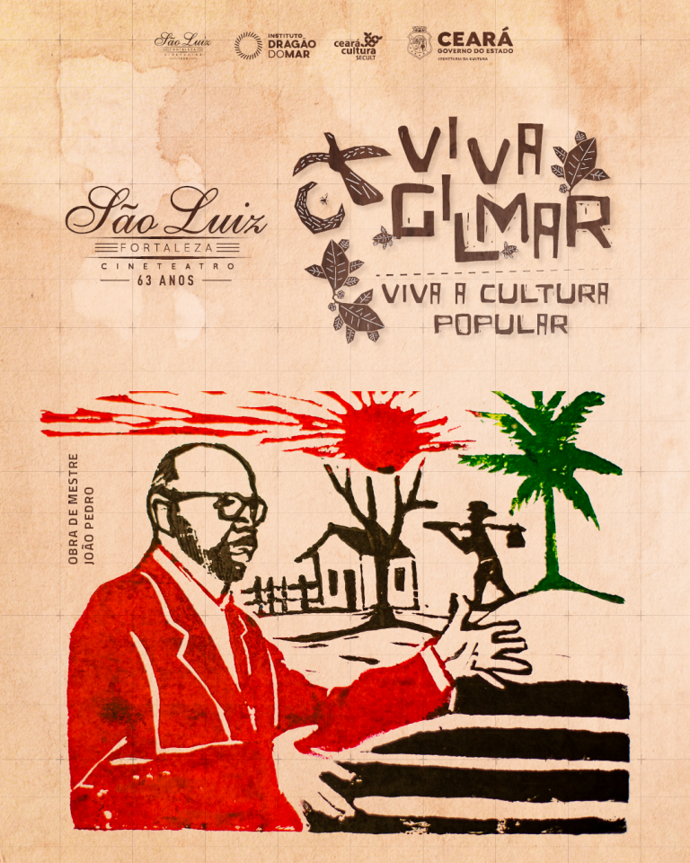 Cineteatro São Luiz celebra Dia da Cultura Popular com homenagem a Gilmar de Carvalho
