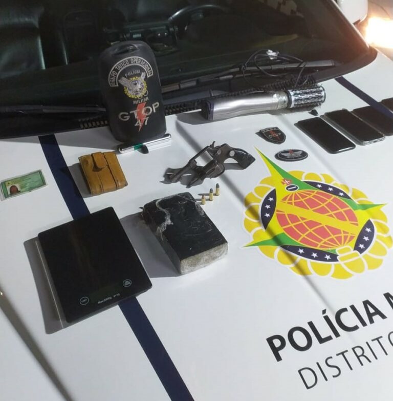 Casal é preso pela PMDF por roubo em coletivo no Recanto das Emas