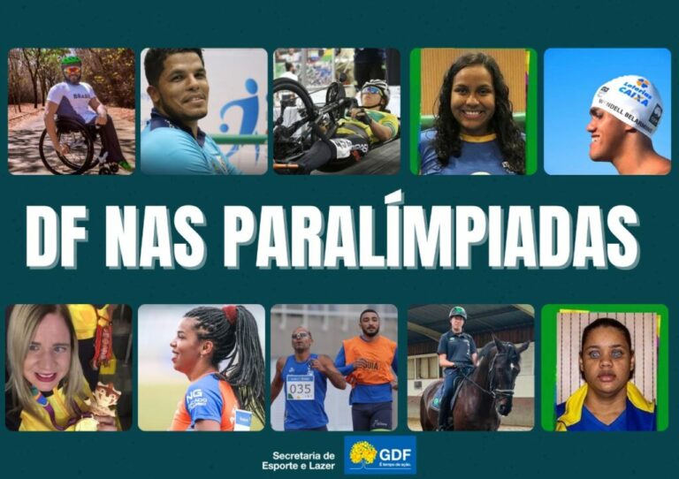 Dez esportistas do DF participam dos Jogos Paralímpicos