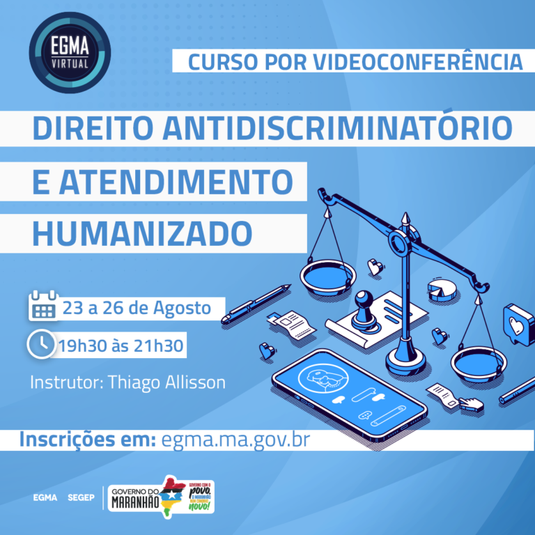 EGMA abre inscrições para o curso Direito Antidiscriminatório e Atendimento Humanizado