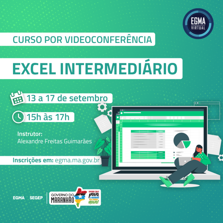 EGMA abre inscrições para o curso Excel Intermediário