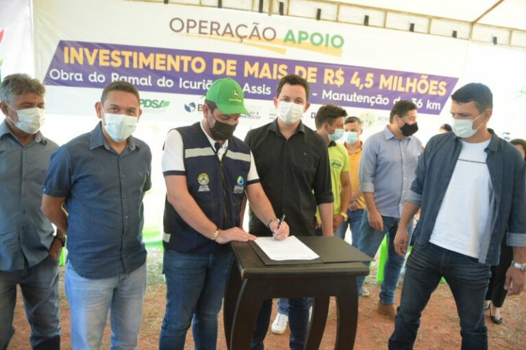 Governador vai ao Icuriã e anuncia R$ 6,2 milhões em investimentos para a zona rural de Assis Brasil