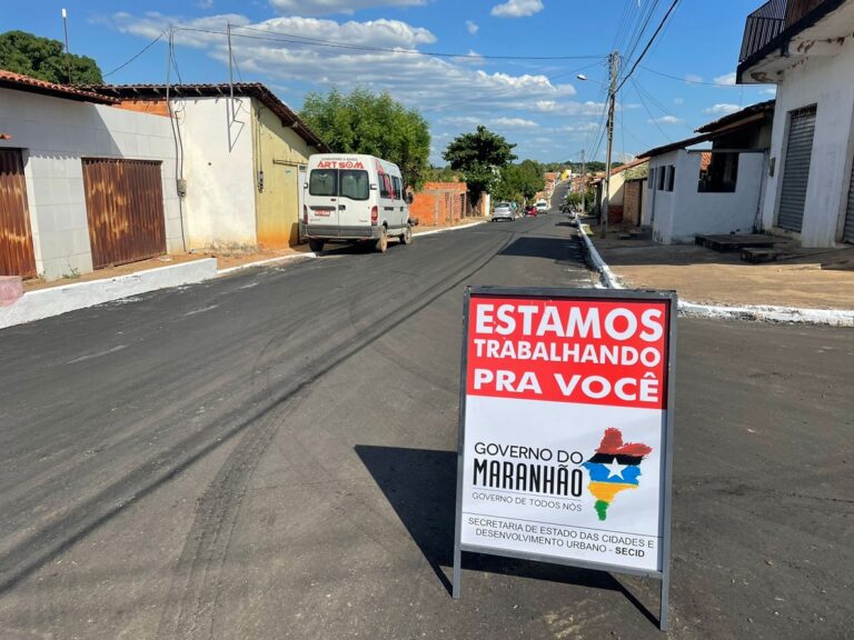Governo conclui pavimentação asfáltica no município de Matões