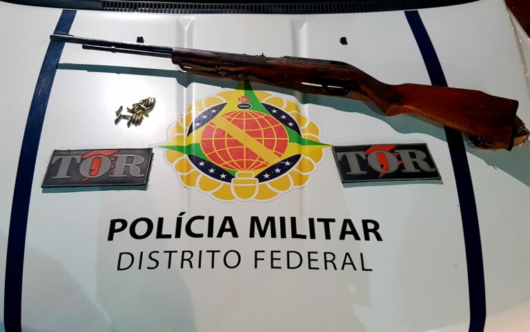 Homem é preso após se flagrado com arma de fogo em Samambaia