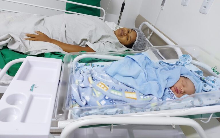 Novo Centro Obstétrico do Hospital Regional de Santa Luzia do Paruá registra nascimento do primeiro bebê
