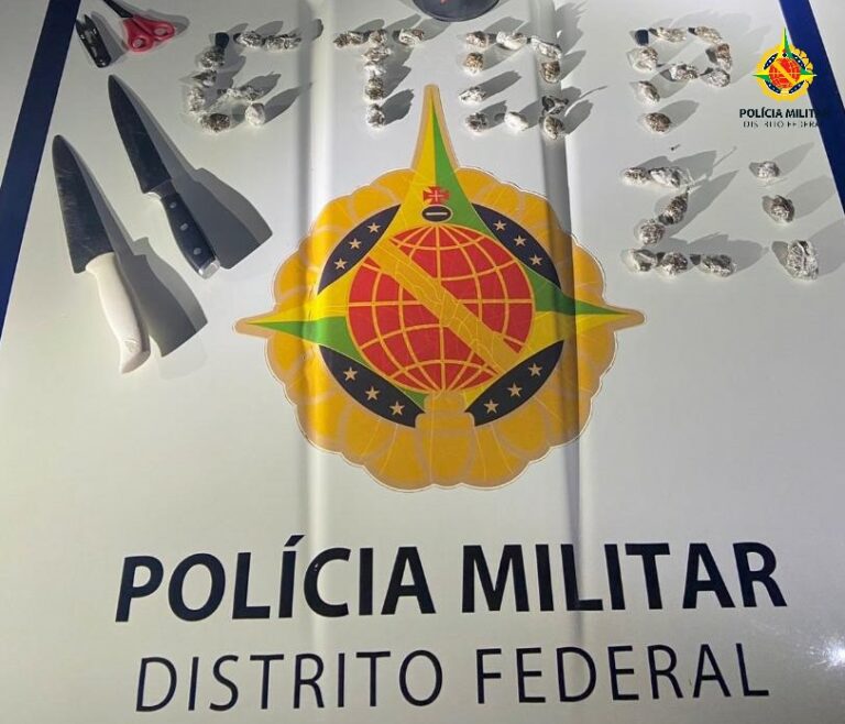PMDF prende três traficantes com facas e drogas na Asa Sul