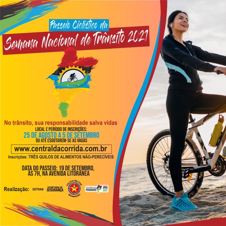 Passeio ciclístico marcará abertura da Semana Nacional de Trânsito no Maranhão