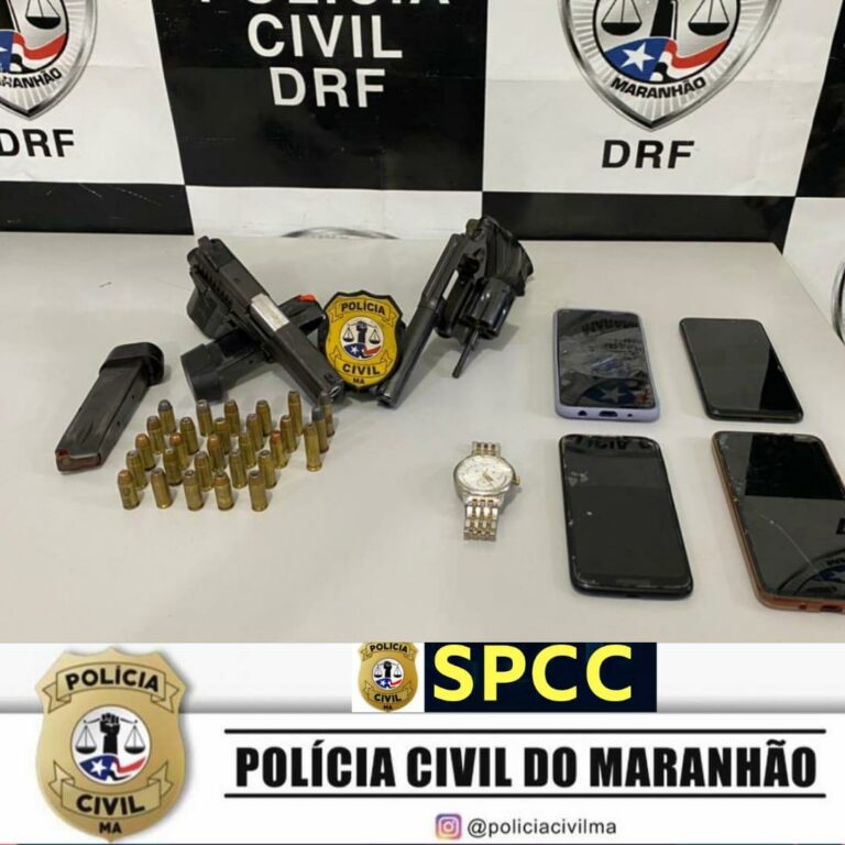 Polícia Civil prende grupo criminoso que planejava sequestro em Raposa