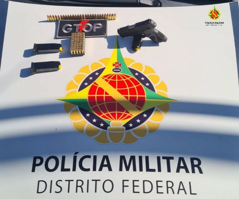 Policiais militares de Santa Maria apreendem arma de fogo após ocorrência de ameaça