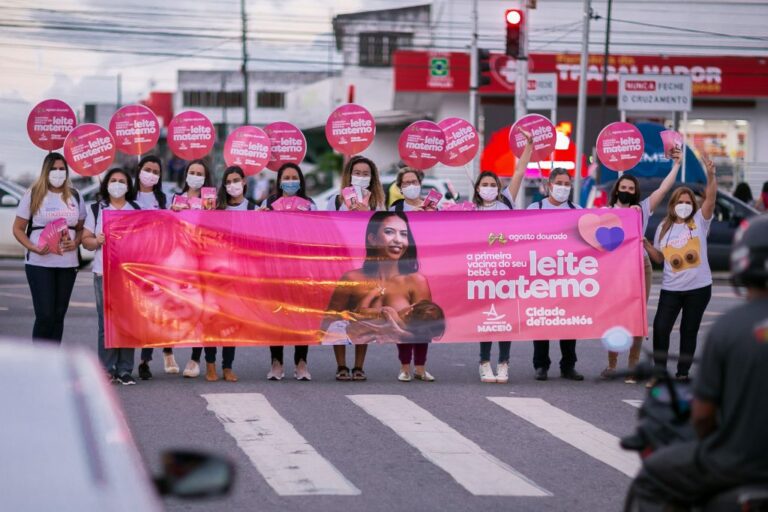 Prefeitura realiza ações de incentivo ao aleitamento materno em Maceió
