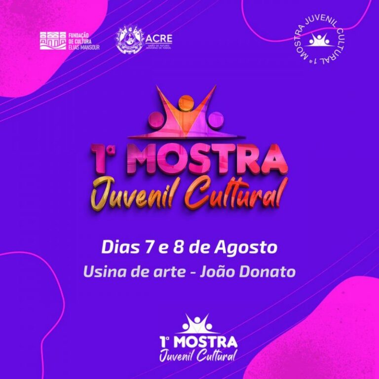 Primeira Mostra Juvenil Cultural será no próximo fim de semana