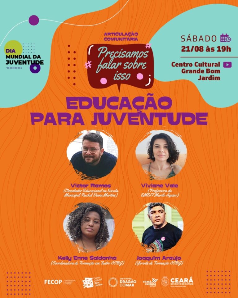 Programação do Centro Cultural Bom Jardim destaca educação para a juventude