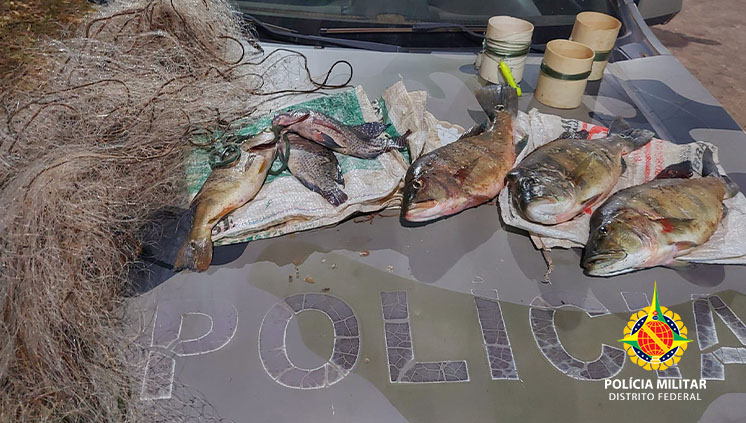 Três homens são presos por pesca predatória no Parque Nacional