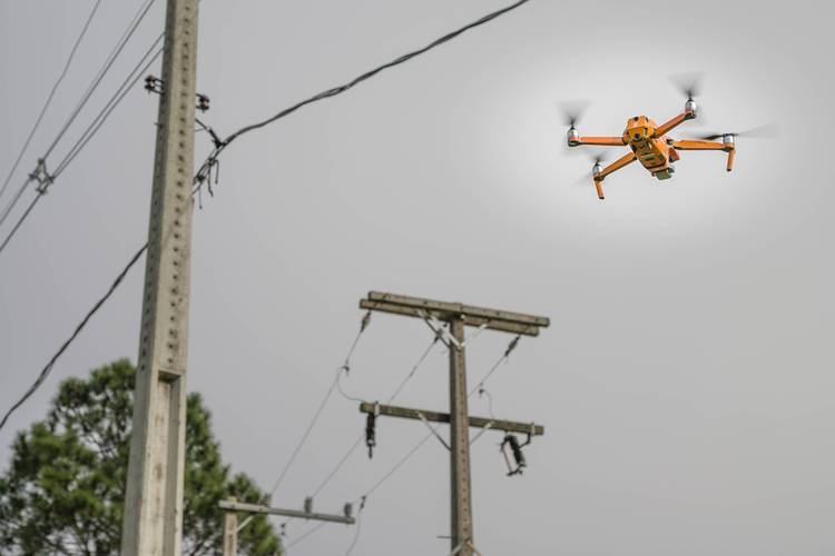 Com uso de drones na inspeção das redes, Copel evita desperdício e reforça segurança do processo